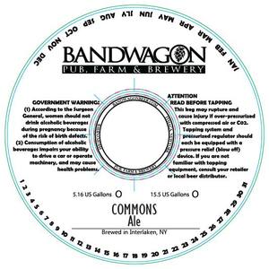 Bandwagon Brewery Commons Ale