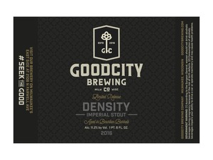 Good City Brewing Co. Density September 2016