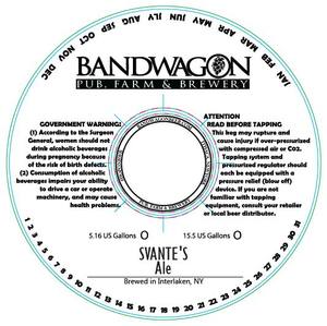 Bandwagon Brewery Svante's Ale