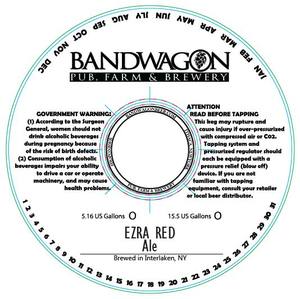 Bandwagon Brewery Ezra Red Ale