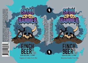 Finch Beer Co Skull Hammer Imperial India Pale Ale October 2016