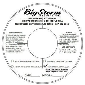 Four Year Storm Russian Imperial Stout 