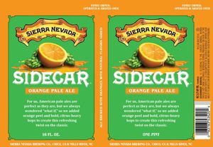 Sierra Nevada Sidecar October 2016