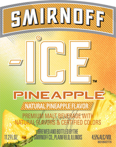 Smirnoff Ice Pineapple October 2016