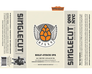 Billy Half-stack IPA October 2016