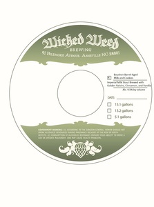 Wicked Weed Brewing Bourbon Barrel-aged Milk And Cookies