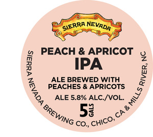Sierra Nevada Peach & Apricot IPA October 2016
