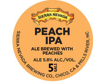 Sierra Nevada Peach IPA October 2016