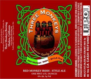 Red Monkey Irish-style Ale October 2016