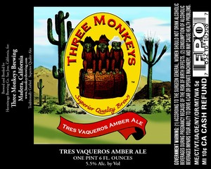 Tres Vaqueros Amber Ale 