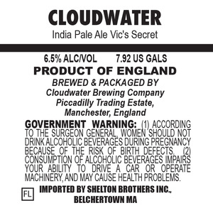 Cloudwater IPA Vic's Secret