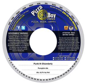 Pizza Boy Brewing Co. Punk-n-disorderly