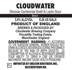 Cloudwater Simcoe Centennial Brett B Lacto Sour