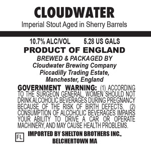 Cloudwater Imperial Stout October 2016