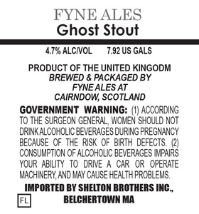 Fyne Ales Ghost Stout October 2016