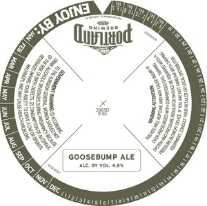 Goosebump Ale October 2016