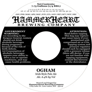 Ogham Irish-style Pale Ale October 2016