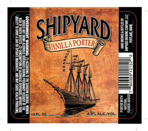 Shipyard Brewing Company Vanilla Porter October 2016