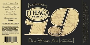 Ithaca Beer Company Anniversary Nineteen October 2016