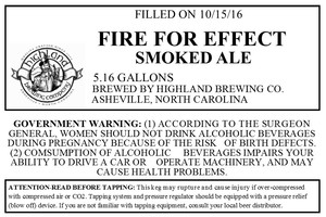 Highland Brewing Co. Fire For Effect