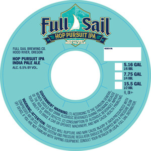 Full Sail Hop Pursuit IPA October 2016