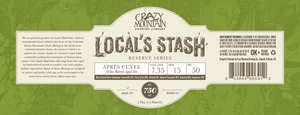Crazy Mountain Brewing Company Local's Stash Apres Cuvee