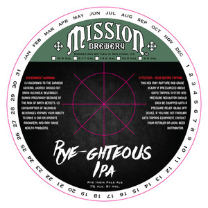 Mission Rye-ghteous IPA