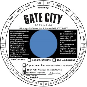 Gate City Equatorious Triple IPA