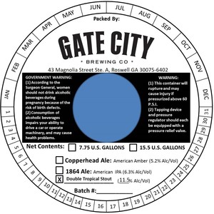 Gate City Double Tropical Stout