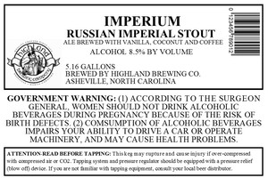 Highland Brewing Co. Imperium