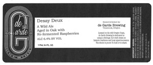 De Garde Brewing Desay Deux