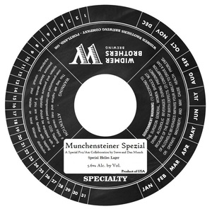 Widmer Brothers Brewing Company Munchensteiner Spezial October 2016