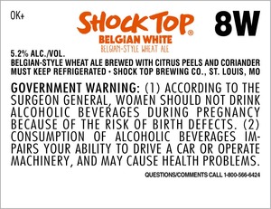 Shock Top Belgian White October 2016