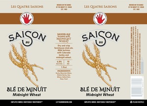 Left Hand Brewing Company Saison Au Ble De Minuit