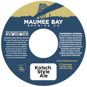 Maumee Bay Brewing Co Kolsch