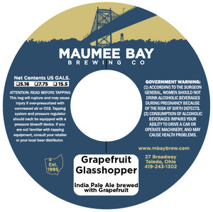 Maumee Bay Brewing Grapefruit Glasshopper
