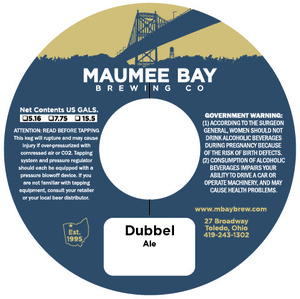 Maumee Bay Brewing Dubbel Ale