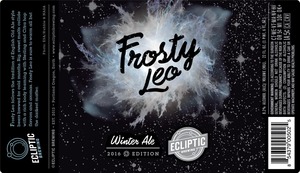 Frosty Leo Winter Ale October 2016