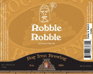 Bog Iron Brewing Robble Robble November 2016