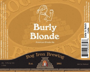 Bog Iron Brewing Burly Blonde November 2016