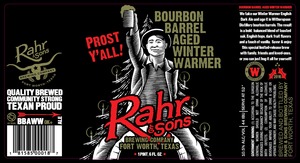 Rahr & Sons Brewing Co., LP Bourbon Barrel Aged Winter Warmer