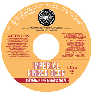 Southern Tier Brewing Co Imperial Ginger Beer