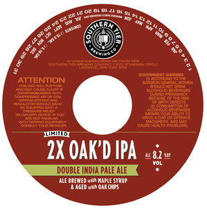 Southern Tier Brewing Co 2xoak'd IPA