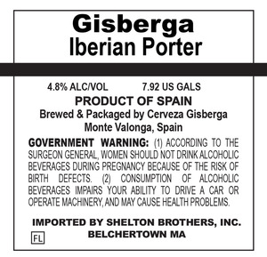 Gisberga Iberian Porter October 2016