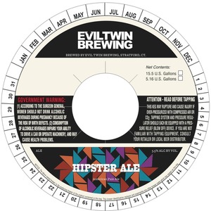 Evil Twin Brewing Hipster