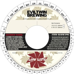 Evil Twin Brewing Lowlife October 2016