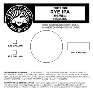 Concrete Beach Rye IPA