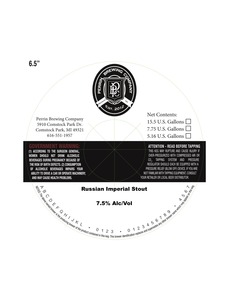 Perrin Brewing Company Russian Imperial Stout November 2016