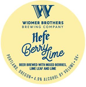 Widmer Brothers Brewing Company Berry Lime Hefe October 2016