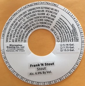 Frank'n Stout October 2016